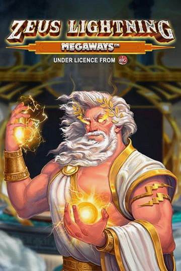 Naslovnica igre Zeus Lightning MegaWays v ponudbi Kingmaker Casino